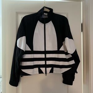 Adidas Women's Black and White Jacket